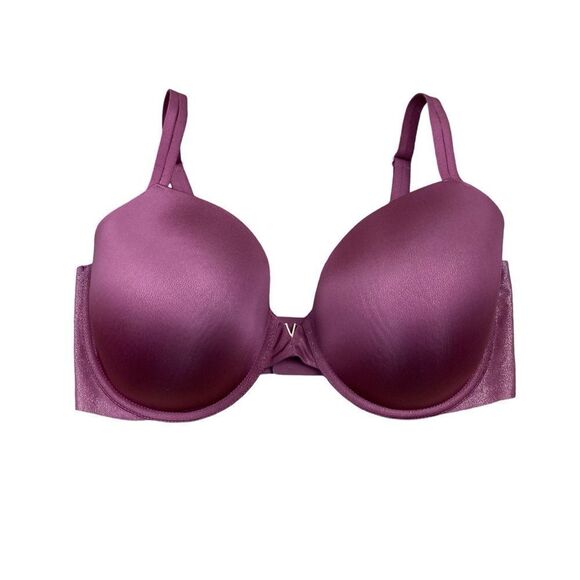 Victoria’s Secret rose/gold sparkle lined perfect coverage bra - Picture 1 of 4